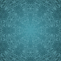 abstract pattern in cyan vector image