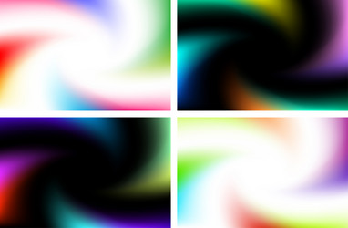 vortex mesh gradient set backgrounds vector image