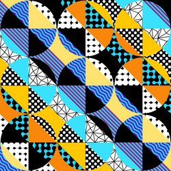 geometric abstract pattern intersection style vector image