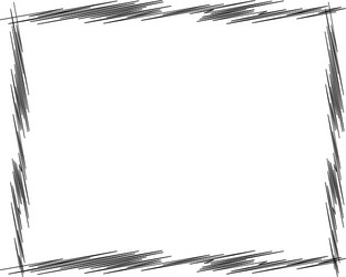 sketch scribble rectangular photo picture frame vector image