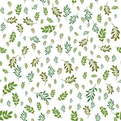 Floral seamless pattern with leaves vector