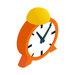 3d alarm clock alarming ring Royalty Free Vector Image