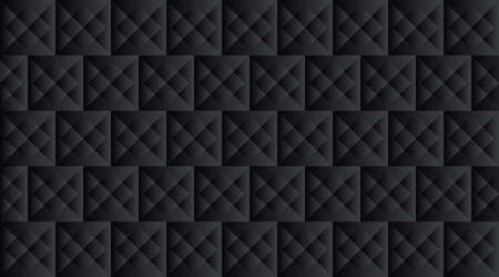 abstract black geometric background pattern design vector image