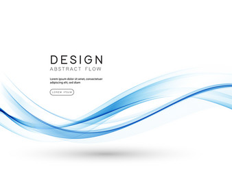 Abstract Wave Color Flow Background vector image