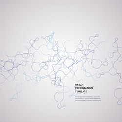 abstract connecting dots and lines technology vector image