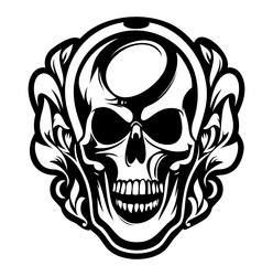skull ornament Vector Image