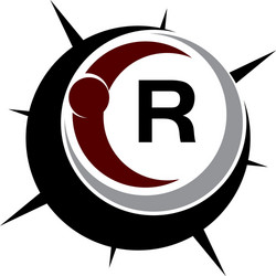 insights guide initial r logo design template vector image