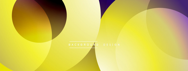 abstract composition with layered circular vector image