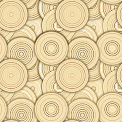 abstract geometric circles seamless pattern vector image