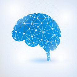 Binary Brain Circuit vector image