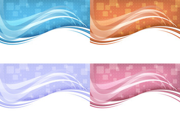 technology background - abstract concept vector image