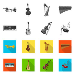 design of music and tune symbol set vector image