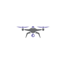 Drone related icon on background for graphic vector