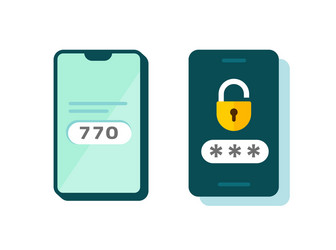 Two-Factor Authentication Icon vector image