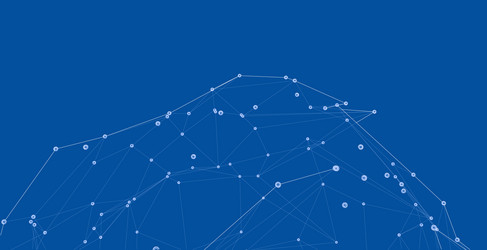 global network connections with points and lines vector