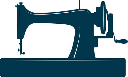 Sewing machine background Royalty Free Vector Image