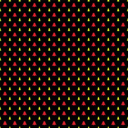 simple repeating geometrical xmas tree pattern vector image