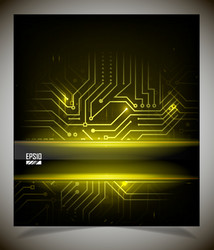 smooth colorful abstract techno background vector image