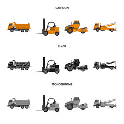 isolated object of build and construction logo vector image
