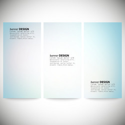 set of vertical banners abstract multicolored vector image