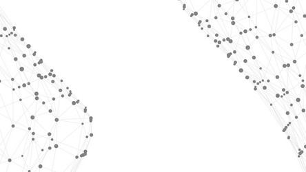 dots connected by lines abstract wave minimalist vector image