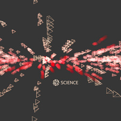 Dynamic Particle Bokeh Effect vector image