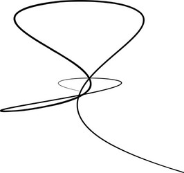 abstract knot design element random intersecting vector image