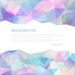 abstract triangular banner vector image