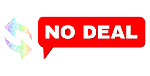 spectrum network gradient refresh icon and no deal vector image