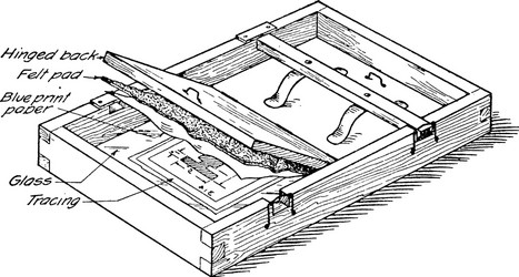 blue print frame documenting an architecture vector