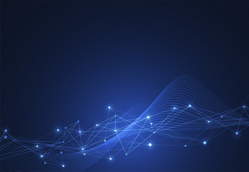 internet connection abstract sense of science vector image