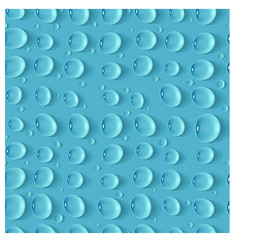 seamless realistic pattern with drops vector image