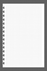 sheet paper empty style checkered background vector image