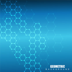 structure molecule and communication dna atom vector image