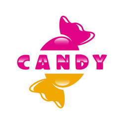 Colorful Candy Logo Vector Image