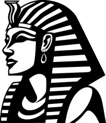 sphinx - black and white isolated icon Vector Image