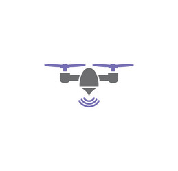 drone related icon on background for graphic vector image