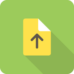 File Upload Icon vector image