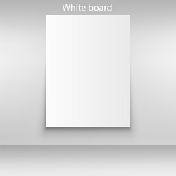 white squared notebook paper on background vector image