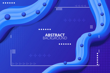 abstract background dynamic fluid shape with blue vector image