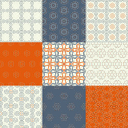 Geometric Pattern Set vector image