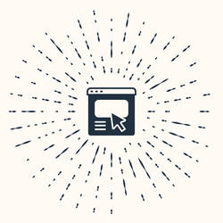 grey ui or ux design icon isolated on beige vector image