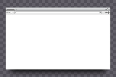 Modern Browser Window Website vector image