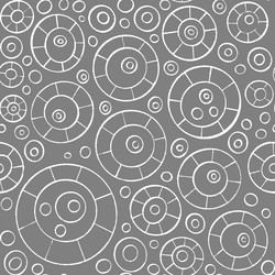 abstract seamless pattern with circles vector image