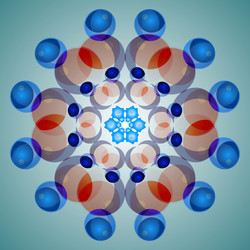 fractal pattern abstract 3d vector image