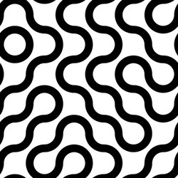 geometric pattern of circles colored vector image