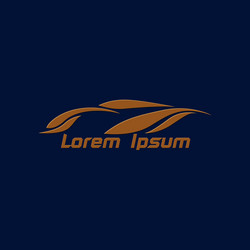 Luxury car logo Royalty Free Vector Image - VectorStock