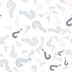 quiz seamless pattern question marks doubt faq vector image