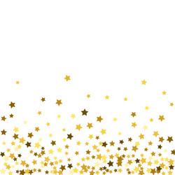 abstract pattern of random falling stars vector image