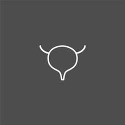 Bladder icon human anatomy and medical help Vector Image